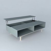 gray coffee table ARTIC houses the world