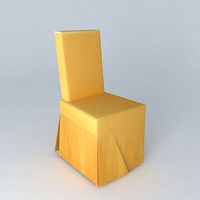 Cover linen washed yellow MARGAUX houses the world