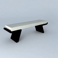 Christian Liaigre Bench Quiet Flat Bench