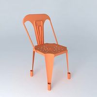 Multipls chair orange houses the world