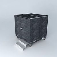 VERSION concrete cube nooir mat Frdric TABARY