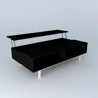 white coffee table ARTIC houses the world
