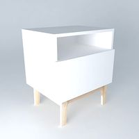 White Nightstand ARTIC houses the world