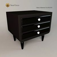 Chest of drawers Sige Gold