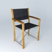 Black armchair CAPRI houses the world