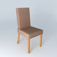 Chair cover MARGAUX taupe linen washed houses of the world