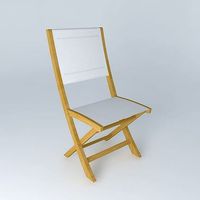 White chair CAPRI houses the world