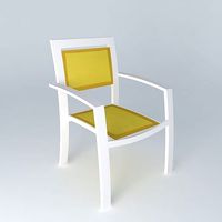 Yellow armchair HAWAI