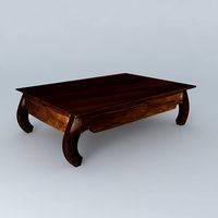 Low rectangular table Opium Houses of the world