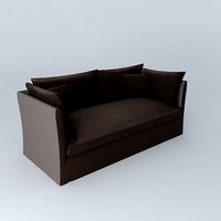 Sofa 3 seats fixed Vivaldi houses the world