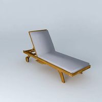 Sunbathing mattress SUNNY gray houses of the world