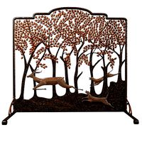 Fine and Rare Deer Fire Screen by Edgar Brandt
