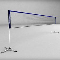 Badminton net low poly