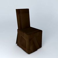 Chocolate cover Margaux chair Maisons du monde