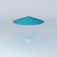 Parasol PAPAYA blue houses the world