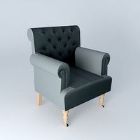 Gray Armchair AUGUSTIN Maisons du monde