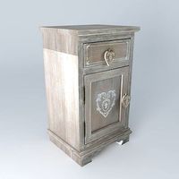 Nightstand CAMILLE houses the world
