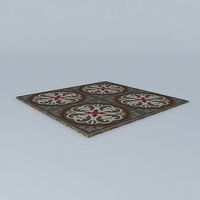 Louvre red cement tiles tiles Cement tiles Marsh