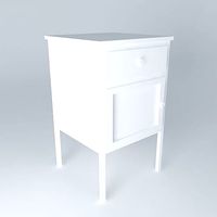 White Nightstand Gustave houses the world