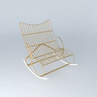 LOUISIANA rattan rocking chair houses the world