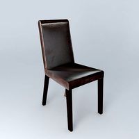 HARVARD brown leather chair