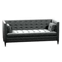 CLANCY  TUFTED UPHOLSTERED SOFA IN VANGOGH FOG
