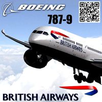 Boeing 787-9 British airways livery