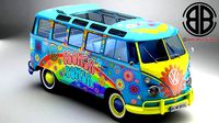 Volkswagen Type 2 Samba 1963 Hippie