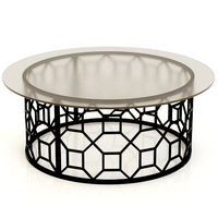 stanley furniture Avalon Heights Round Glass Cocktail Table