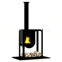 Harrie Leenders spot fireplace