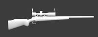 M40A1 Sniper Rifle High Poly
