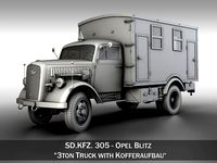 Opel Blitz - 3t Truck with Kofferaufbau
