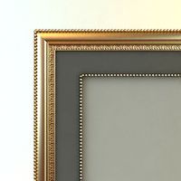 Rectangular Picture Frame and Mat