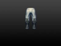 Pants and boots 3D Model