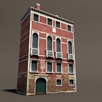Venice Building 133 Low Poly Building 3D Model