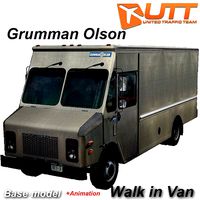 Grumman truck bare metal