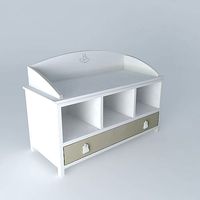 Bench white child POOH Maisons du monde