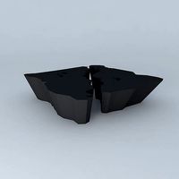 Tripple Black Teak Exterior Coffee Tables