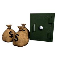 Safe and Sacks of Money