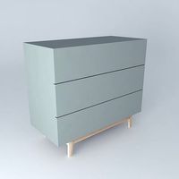 ARTIC gray dresser houses the world