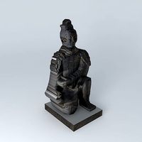 Deco Statue QIN SHI houses the world