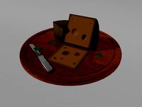 3D Cheese Plate
