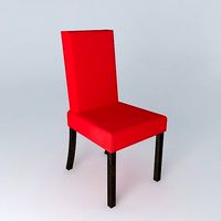 Chair cover MARGAUX red houses of the world