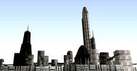 Coruscant city - Star Wars