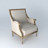 Armchair CASANOVA beige houses the world