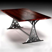 Quatre dining table in the industrial style
