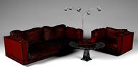 Sofa and armchair set