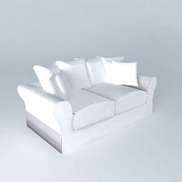 Sofa ivory BASTIDE fixed 3p Maisons du monde