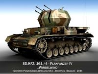 Flakpanzer IV - Wirbelwind - sPz Jg Abt 654