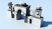 Arab city entrance